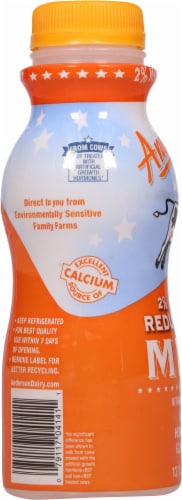 Anderson Dairy 2% Reduced Fat Milk Perspective: left