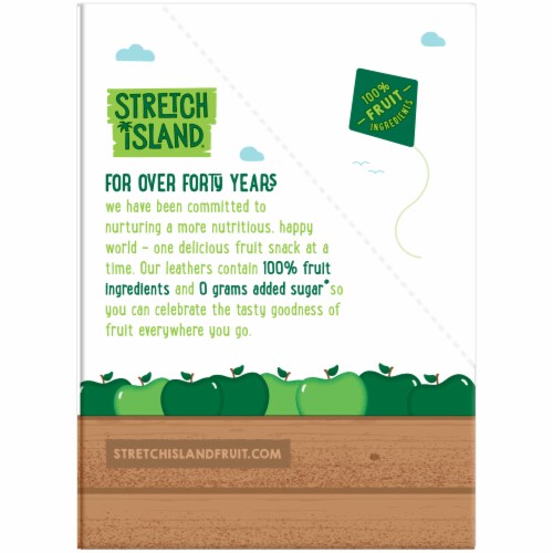 Stretch Island Original Fruit Leather Apple Perspective: left