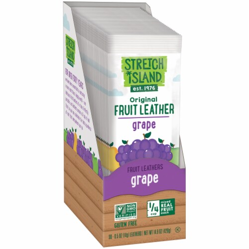 Stretch Island Original Grape Fruit Leather Packs Perspective: left