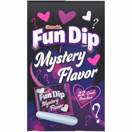 Fun Dip Mystery Flavor Valentines Candy Perspective: left