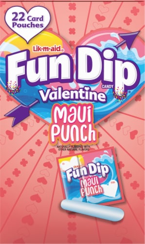 Fun Dip Maui Punch Friendship Exchange Valentine Candy Perspective: left