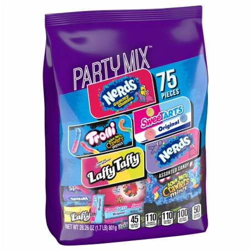 Ferrara Party Mix™ Assorted Candy Bag Perspective: left