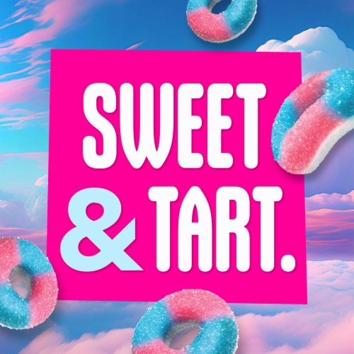 Sweetarts Gummy Halos Candies Peg Bag Perspective: left