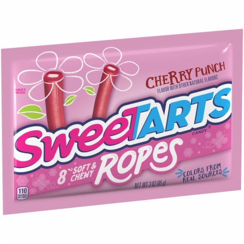 SweeTARTS® Soft & Chewy Cherry Punch Ropes Perspective: left