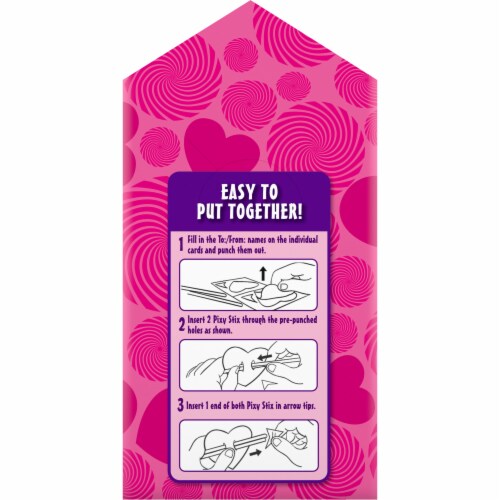 Pixy Stix® Valentine's Candy & Card Kit Perspective: left