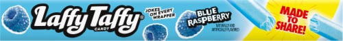Laffy Taffy® Blue Raspberry Ropes Candy Box Perspective: left