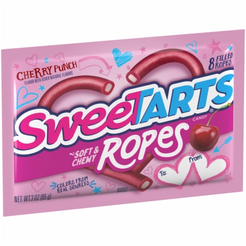 SweeTARTS Soft & Chewy Cherry Punch Ropes Candy, 3 oz - Pay Less