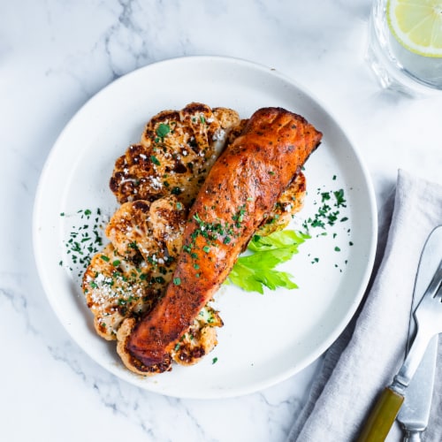 Sea Cuisine Sweet Bourbon Salmon Perspective: left