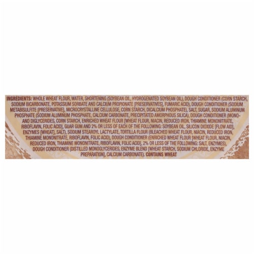 Don Pancho® Soft Taco Style Whole Wheat Tortillas Perspective: left