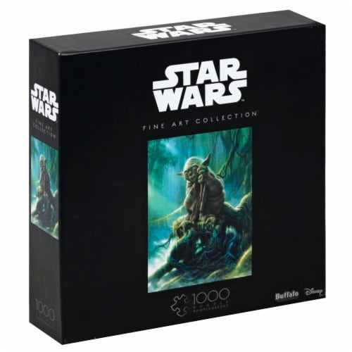 Buffalo Games Star Wars Fine Art Collection Yoda Puzzle Perspective: left