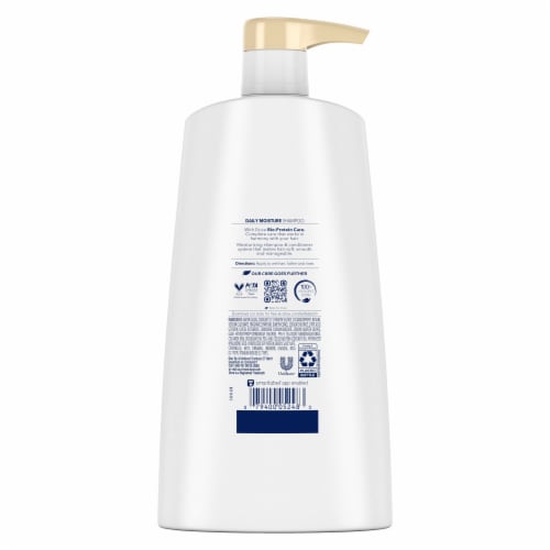 Dove Ultra Care Daily Moisture Shampoo Perspective: left