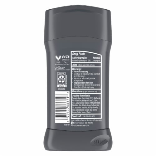Dove Men+Care Men's Antiperspirant Deodorant Stick Clean Comfort Perspective: left