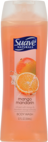 Suave Naturals Mango Mandarin Body Wash Perspective: left