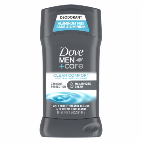 Dove Men+Care Men's Antiperspirant Deodorant Stick Clean Comfort Aluminum Free Perspective: left