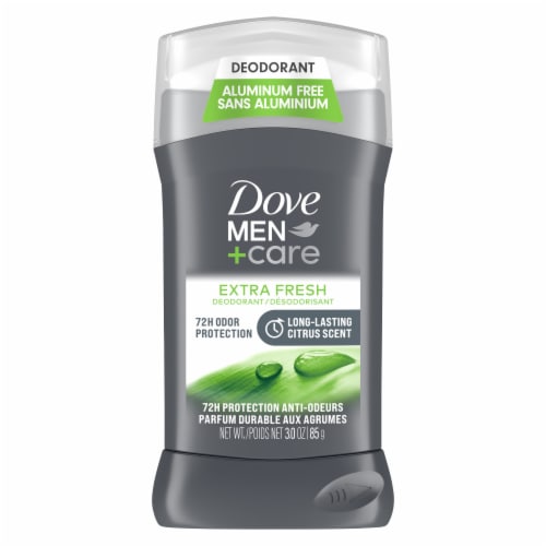 Dove Men+Care Men's Deodorant Stick Extra Fresh Perspective: left