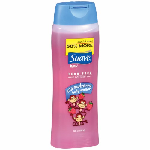Suave Kids Tear Free Strawberry Body Wash Perspective: left