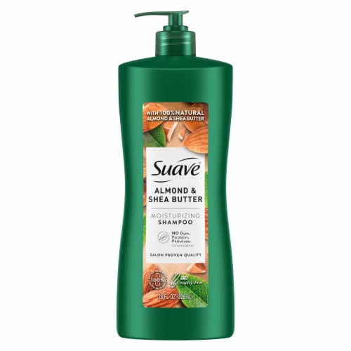 Suave Almond and Shea Butter Moisturizing Shampoo Perspective: left
