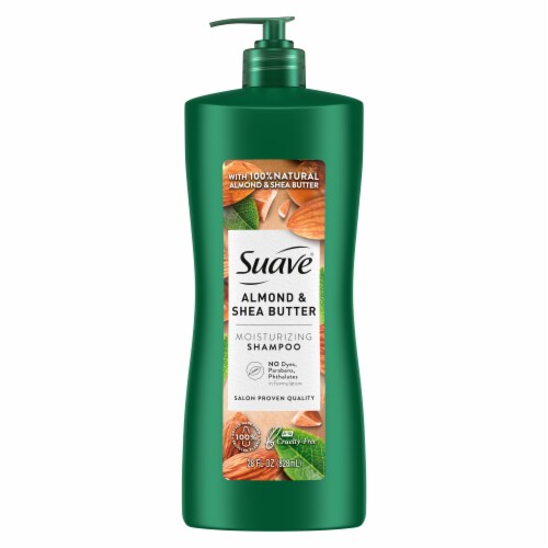 Suave Almond and Shea Butter Moisturizing Shampoo Perspective: left