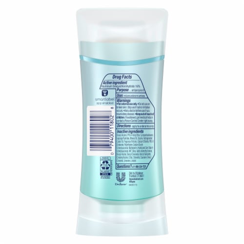 Degree Advanced Women's Antiperspirant Deodorant Stick Shower Clean Perspective: left