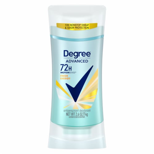 Degree Advanced Fresh Energy Antiperspirant Deodorant Perspective: left