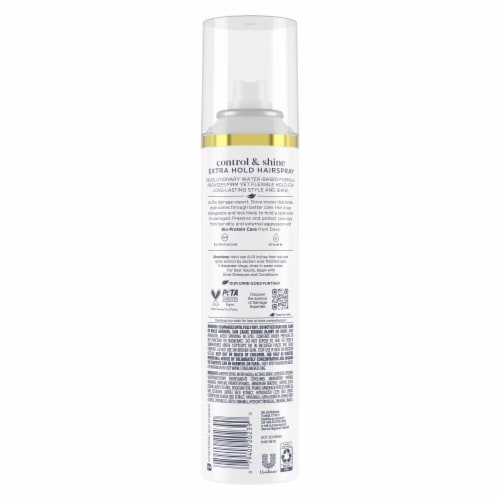 Dove Control & Shine Extra Hold Styling Hairspray Perspective: left