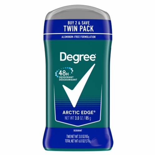 Degree Men Original Protection Arctic Edge Deodorant Perspective: left