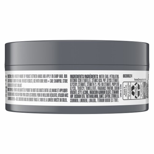 Dove Men+Care Hair Paste, Styling Aid Hair Product Medium Hold Sculpting Perspective: left