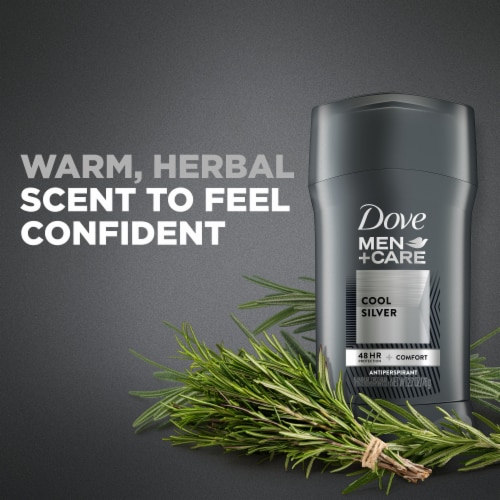 Dove Men+Care Cool Silver Antiperspirant Deodorant Perspective: left