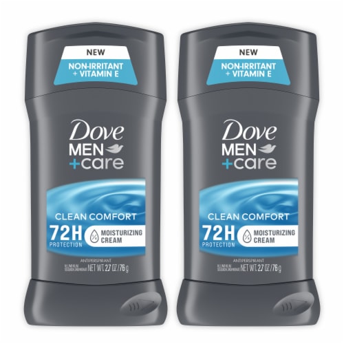 Dove Men+Care Clean Comfort Antiperspirant Deodorant Perspective: left