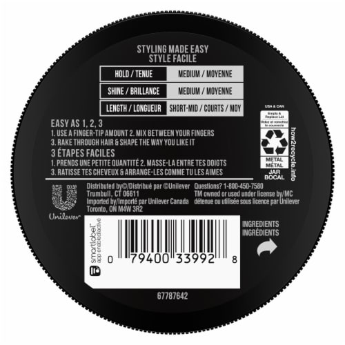 AXE Styling Softening Control Hair Mens Pomade Forming Cream Perspective: left