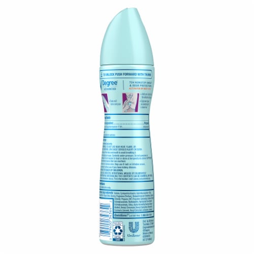 Degree Advanced Women's Antiperspirant Deodorant Spray Sexy Intrigue Perspective: left
