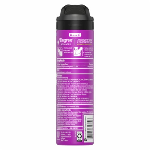 Degree Advanced Men's Antiperspirant Deodorant Dry Spray Cool Rush Perspective: left