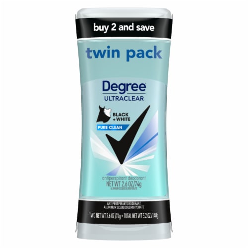 Degree UltraClear Pure Clean Antiperspirant Deodorant Perspective: left