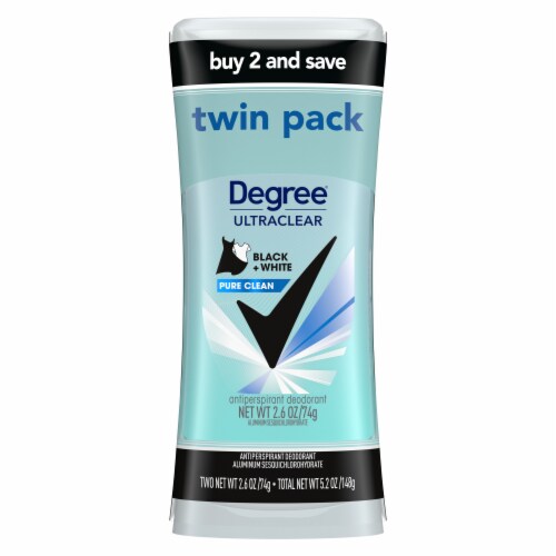 Degree UltraClear Pure Clean Antiperspirant Deodorant Perspective: left