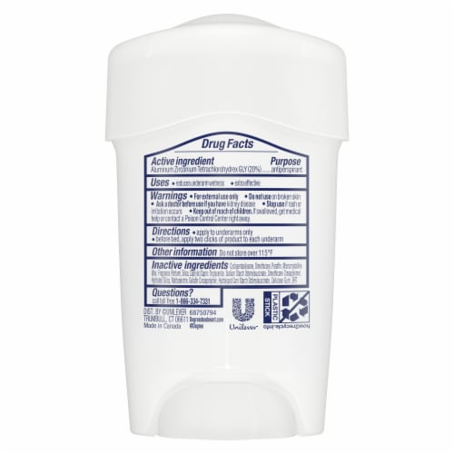 Degree Clinical Protection Shower Clean Antiperspirant Deodorant Perspective: left