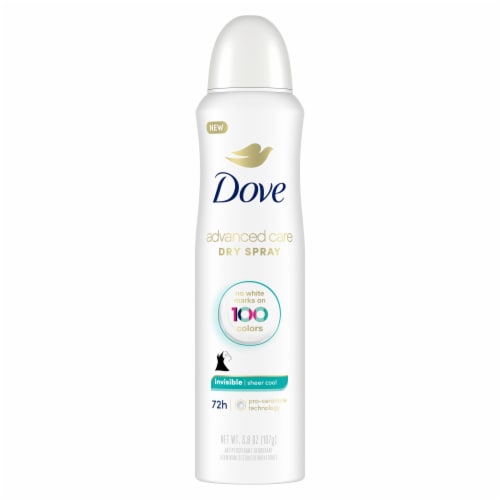 Dove Advanced Care Women's Antiperspirant Deodorant Spray Sheer Cool Perspective: left