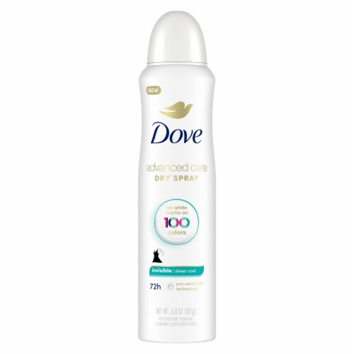 Dove Advanced Care Women's Antiperspirant Deodorant Spray Sheer Cool Perspective: left