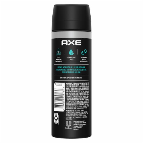 AXE Apollo Sage & Cedarwood Deodorant Body Spray Perspective: left