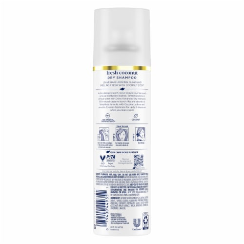 Dove Fresh Coconut Advanced Dry Shampoo Perspective: left