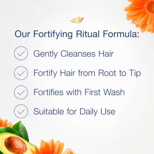 Dove Nourishing Secrets Strengthening Shampoo Perspective: left