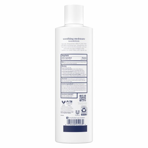Dove Soothing Moisture Damage Therapy Derma Shampoo Perspective: left