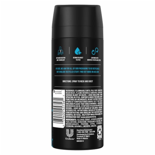 Food 4 Less Axe Ice Chill Deodorant Body Spray, 4 oz