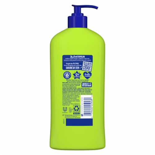 Suave Kids Wacky Melon 3in1 Shampoo Conditioner Body Wash Perspective: left