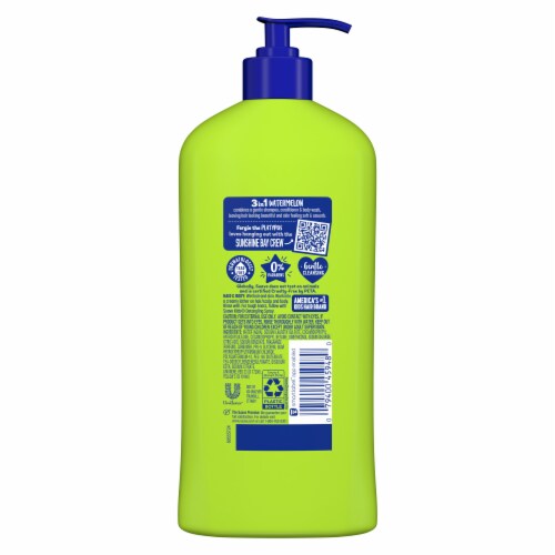 Suave Kids Wacky Melon 3in1 Shampoo Conditioner Body Wash Perspective: left