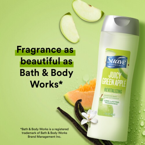 Suave® Essentials Juicy Green Apple Revitalizing Conditioner Perspective: left