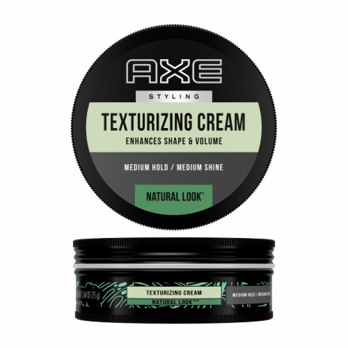 AXE Men Natural Look Medium Hold & Shine Texturizing Hair Styling Cream Perspective: left