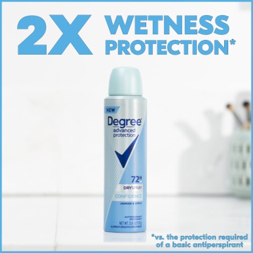 Degree® Advanced Protection Female Antiperspirant Deodorant Spray Confidence Perspective: left