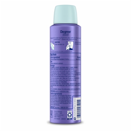Degree Advanced Protection Passion Antiperspirant Deodorant Spray Perspective: left