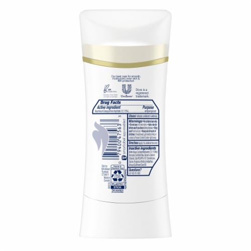 Dove Ultimate Jasmine & Vanilla Antiperspirant Deodorant Stick Perspective: left