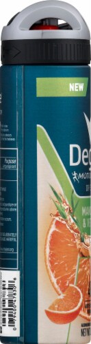 Degree® Motion Sense Mandarin & Vetiver Antiperspirant Deodorant Dry Spray Perspective: left
